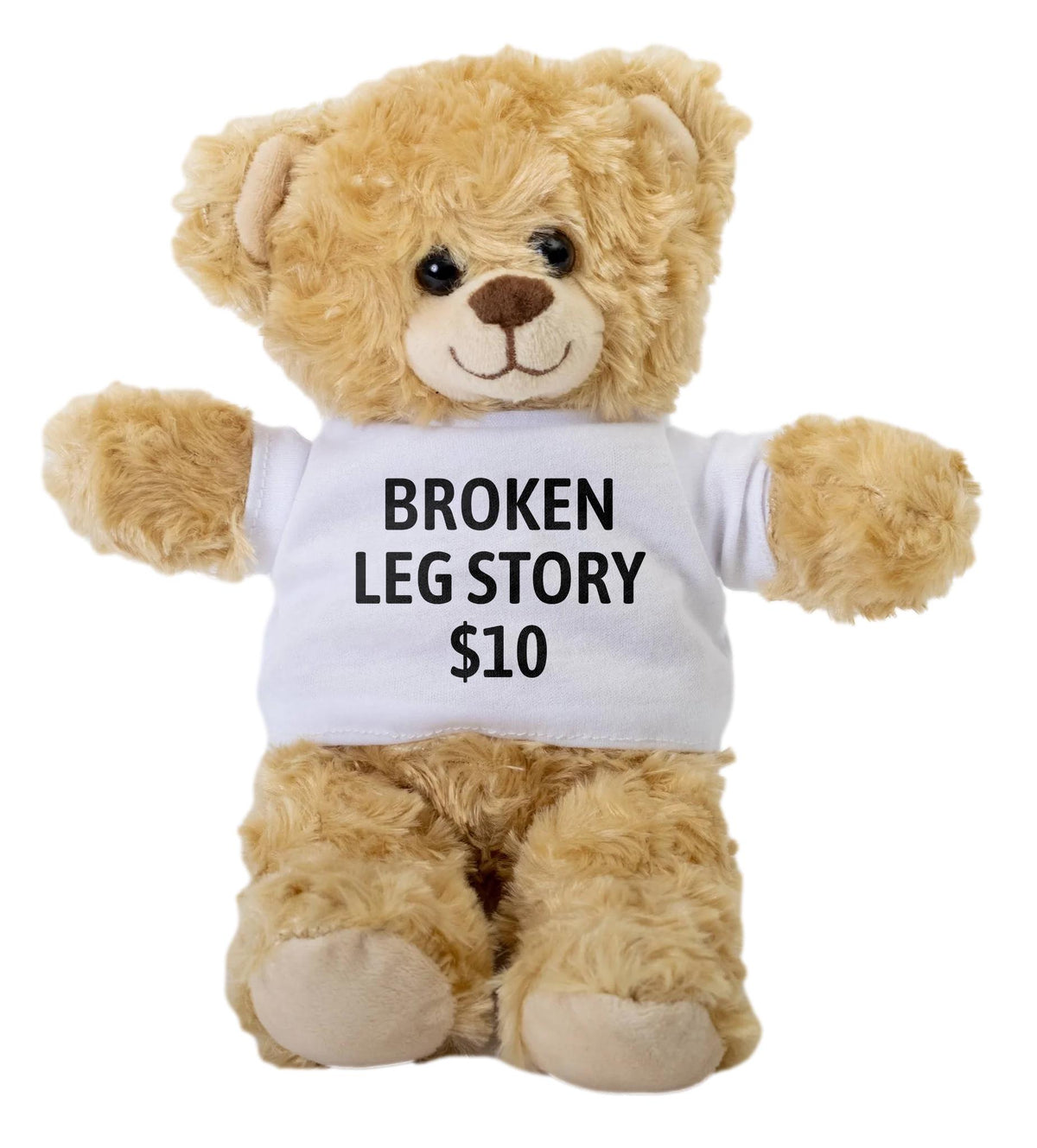 Broken Leg Gift Funny Broken Leg Story Teddy Bear Get Well Soon Plush Hilarious Injury Recovery Gift Graphic Tee – Premium Graphic · Great Gift For Fans