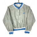 Vintage Nike 197039s Women39s Sweatshirt Crewneck Large Gray Snap Button Sweatshirt – Aesthetic Look · Trending Graphic Apparel