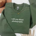 Funny Photographer Sweatshirt for Wedding Photographer or Family Photographer Cute Photography Major Graduation Gift Photo Professor Sweatshirt – Easygoing Wear · Must-Have Style