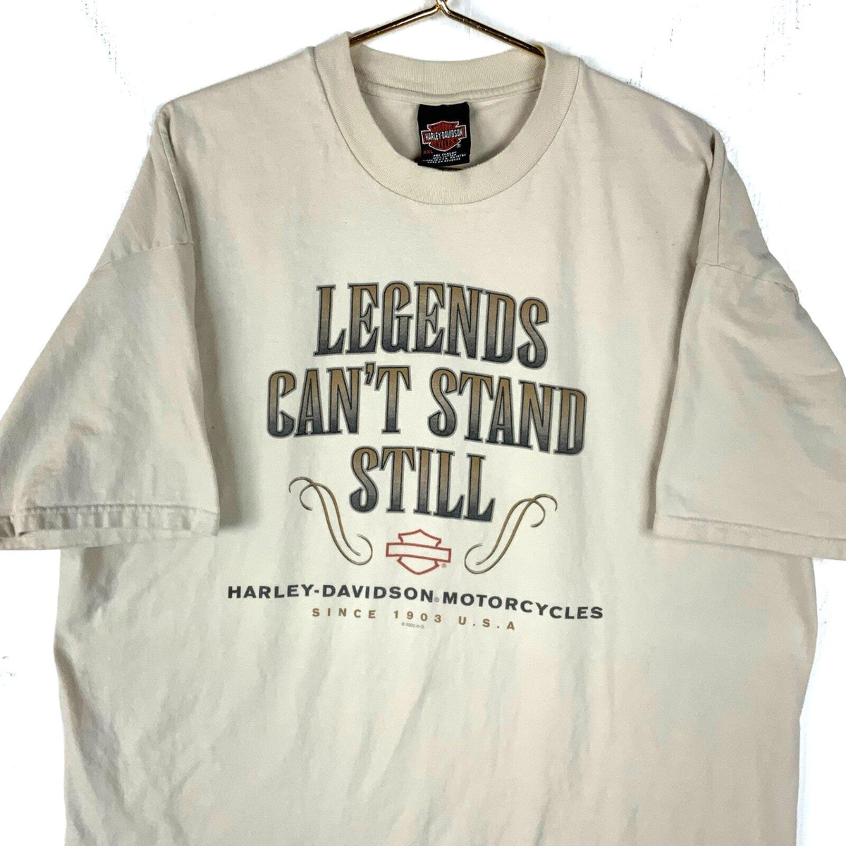 Vintage Harley Davidson TShirt 2XL 2000 Legends Cant Stand Still Wisconsin Y2K Graphic Tee – Bold Style · Perfect For Daily Wear