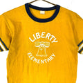 Vintage 1970s TShirt Size Small Yellow Single Stitch Liberty Elementary Graphic Tee – Cozy Vibes · Must-Have Style