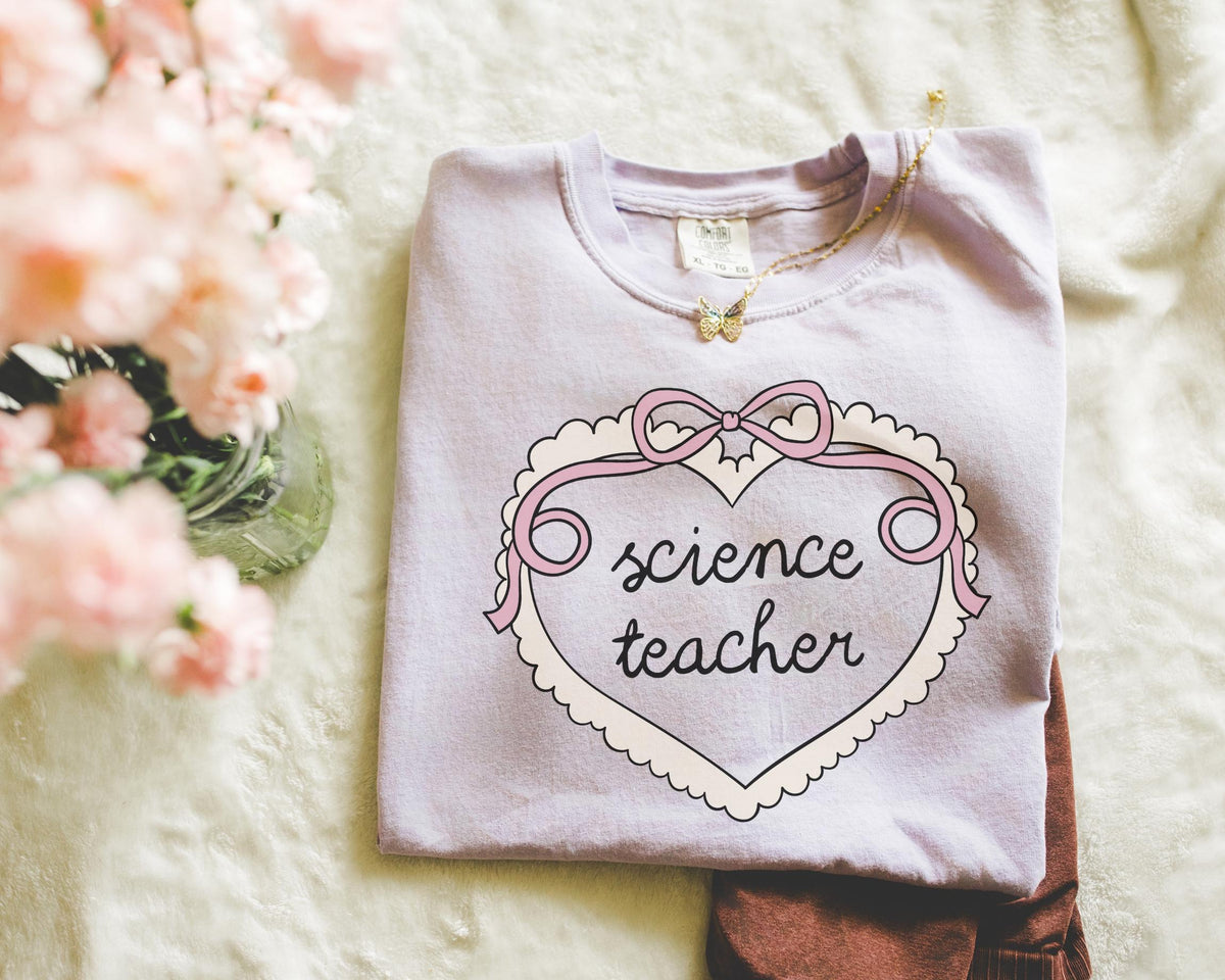 Science Teacher Tee Shirt for Biology Teacher New High School Science Teacher TShirt Teacher Appreciation Gift Cute Chemistry Teacher T Graphic Tee – Warm & Stylish · Perfect For Daily Wear
