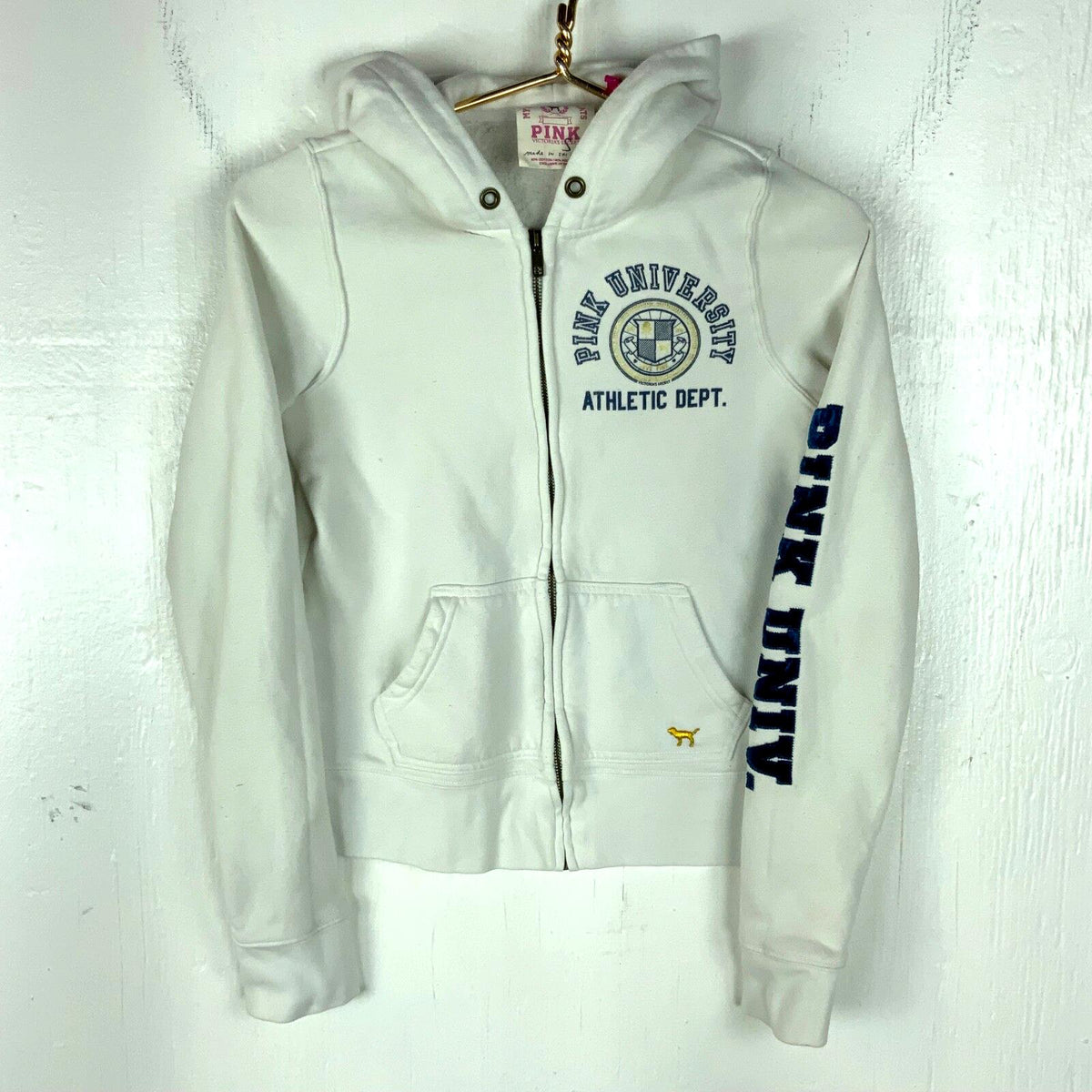 Victoria39s Secret Pink Women39s Sweatshirt Hoodie Small White Full Zip Hoodie – Warm & Stylish · Trending Graphic Apparel