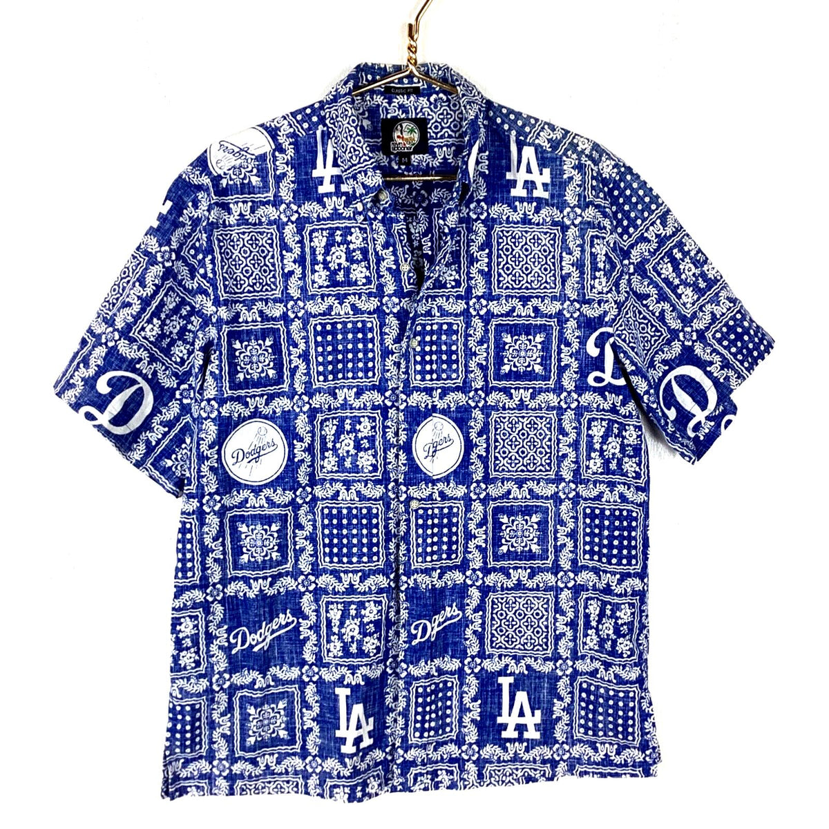 Los Angeles Dodgers Hawaiian Shirt Size Medium Blue Short Sleeve Reyn Spooner Graphic Tee – Cozy Vibes · Trending Graphic Apparel