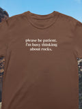 Funny Geologist Tee Shirt Science Teacher or Geology Major Rock Collector Gift Funny Saying Science Major Tee Petrology and Mineralogy Graphic Tee – Cozy Vibes · Top Pick For Any Outfit