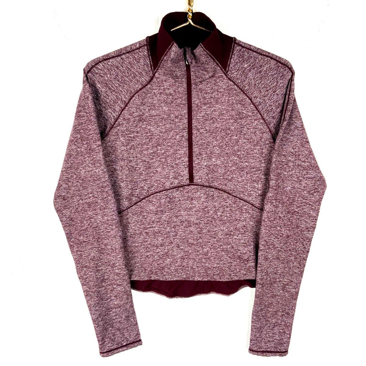 Lululemon Women39s Always Alert Women39s Sweater Medium 8 Burgundy 12 Zip Graphic Tee – Aesthetic Look · Top Pick For Any Outfit