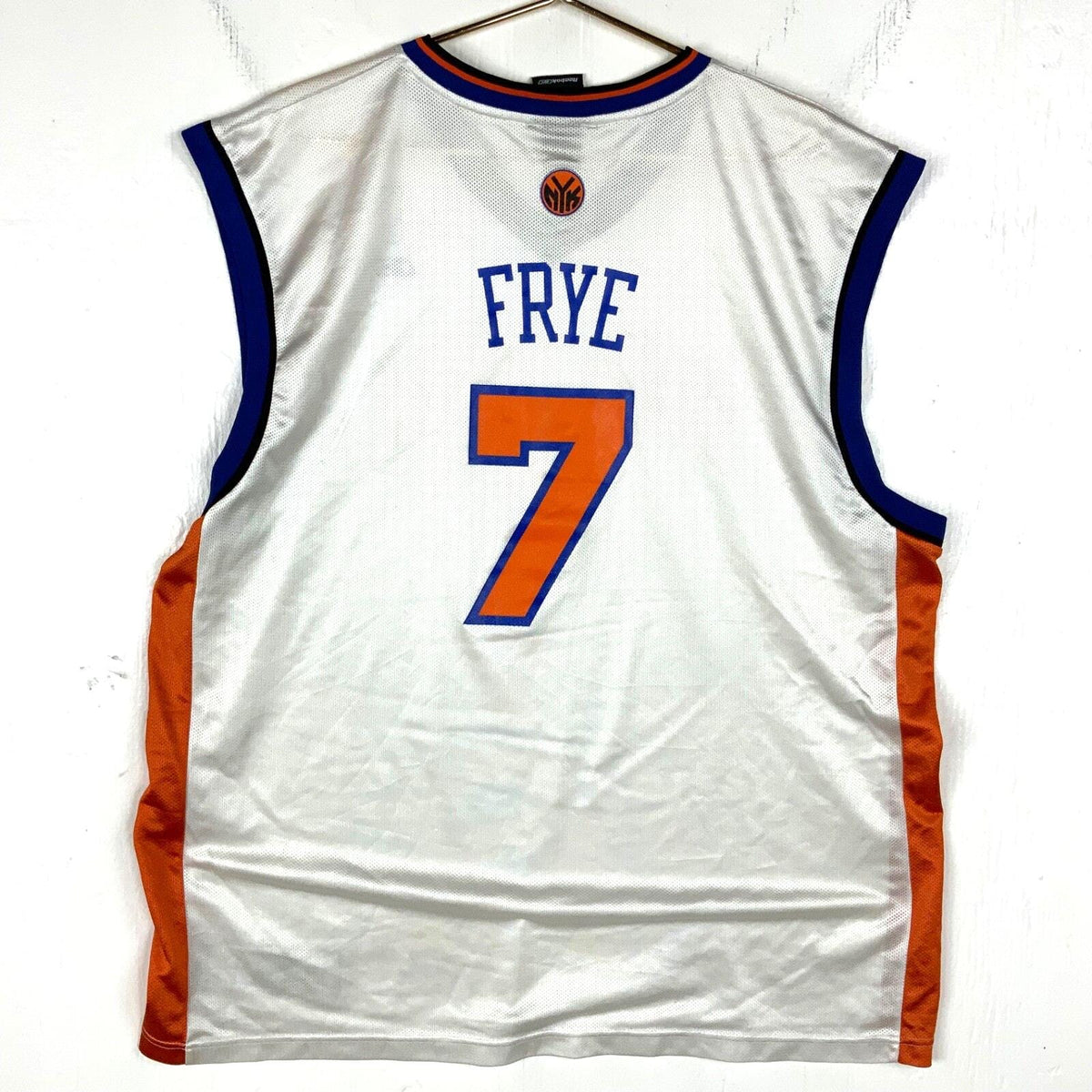 New York Knicks Reebok Jersey 2XL White Nba Basketball Authentics Channing Frye Jersey – Soft Feel · Trending Graphic Apparel
