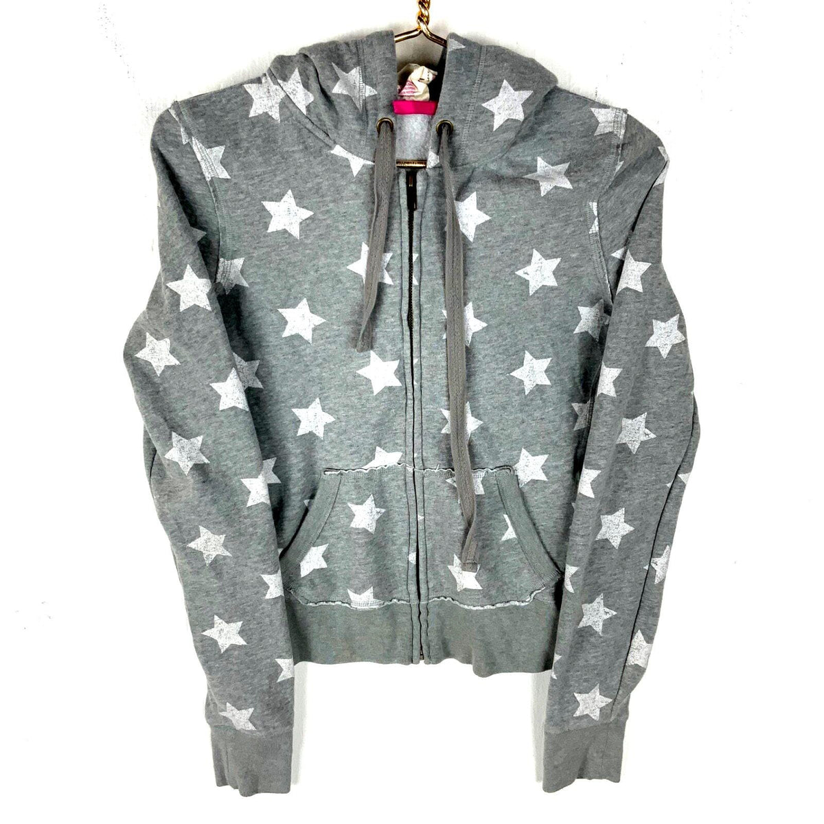 Victorias Secret Pink Women39s Sweatshirt Hoodie Medium Gray Full Zip Stars Hoodie – Feel-Good Design · Perfect For Daily Wear
