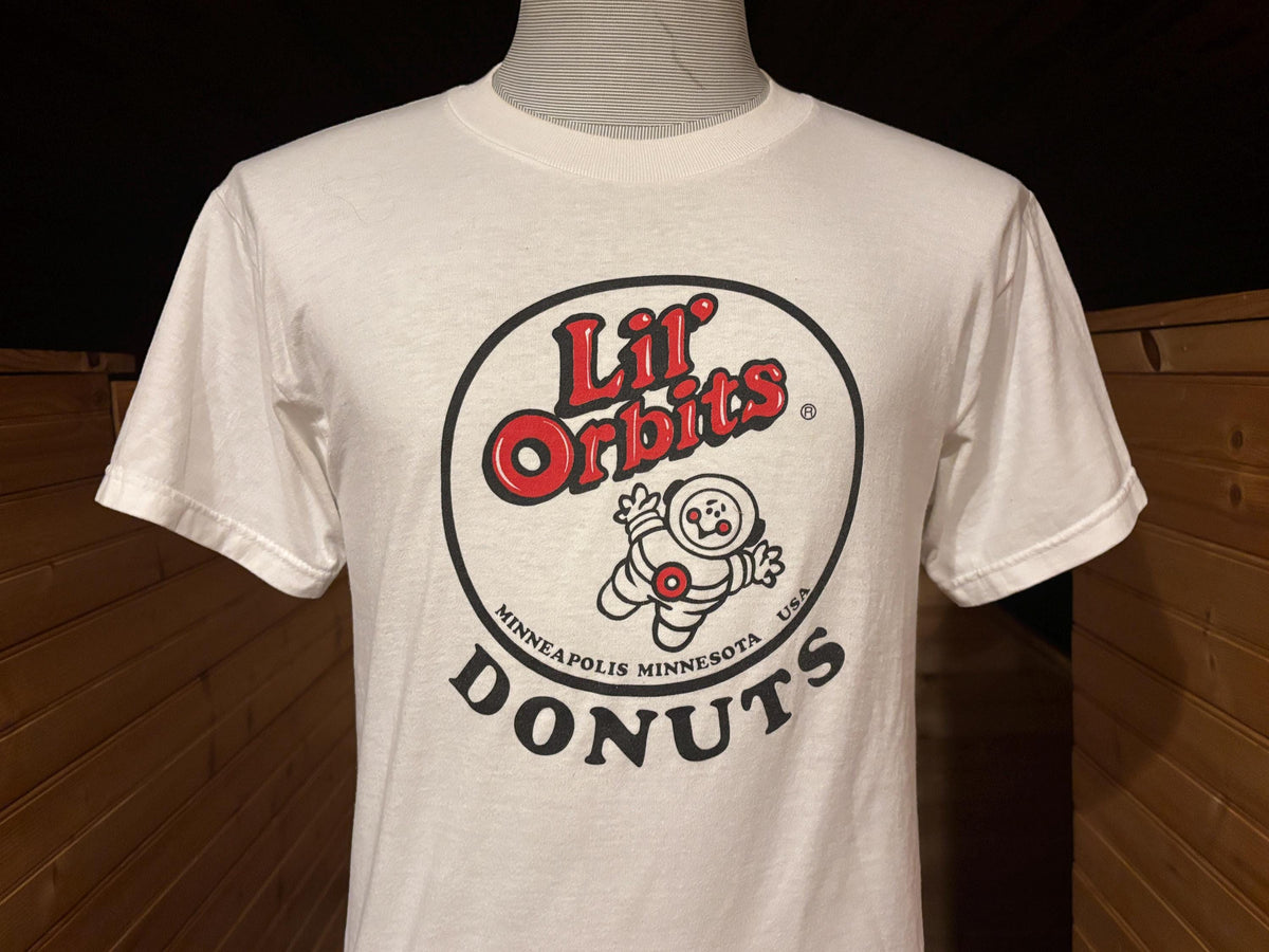Vintage 90s Lil Orbits Donuts Minneapolis Minnesota USA Snack Tshirt M Graphic Tee – Premium Graphic · Must-Have Style