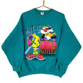 Vintage Tweety Sylvester Looney Tunes Sweatshirt 3XL Cartoon Make Up Ur Mind 90s Sweatshirt – Easygoing Wear · Trending Graphic Apparel