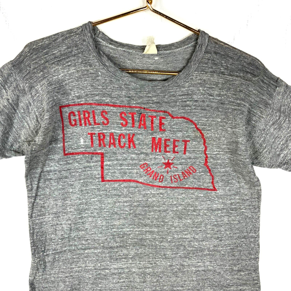 Vintage 1970s Russell TShirt Womens Large Single Stitch Distressed Graphic Tee – Bold Style · Perfect For Daily Wear