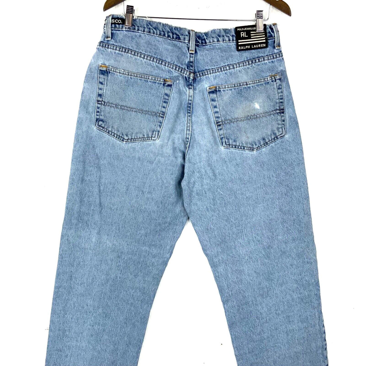 Y2K Polo Jeans Ralph Lauren Denim Jean Size 33x34 Light Blue Loose Distressed Graphic Tee – Warm & Stylish · Top Pick For Any Outfit