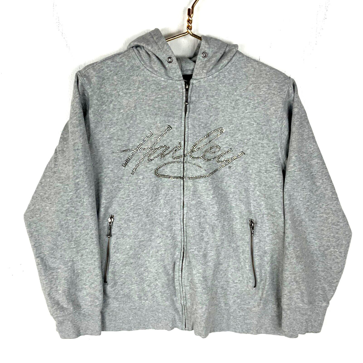 Vintage Harley Davidson Women39s Sweatshirt Hoodie 1W Full Zip Bedazzled Hoodie – Cozy Vibes · Trending Graphic Apparel
