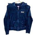 Juicy Couture Velour Women39s Sweatshirt Hoodie Medium Blue Full Zip Hoodie – Bold Style · Trending Graphic Apparel