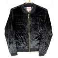 Juicy Couture Velvet Women39s Bomber Jacket Large Black Full Zip Graphic Tee – Feel-Good Design · Top Pick For Any Outfit