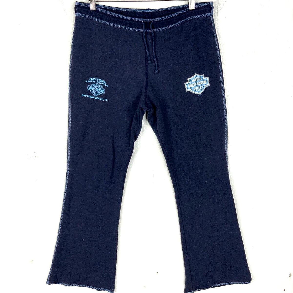 Vintage Harley Davidson Women39s Sweat Pants Large Blue Y2k Graphic Tee – Fan Favorite · Must-Have Style
