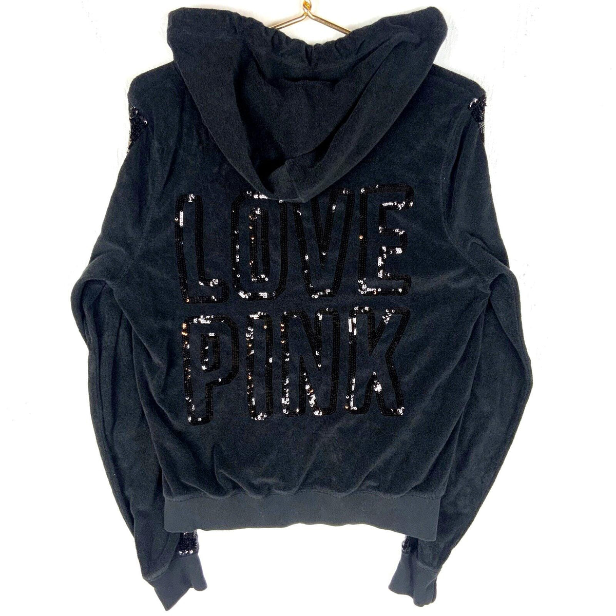 Victoria39s Secret Pink Women39s Sweatshirt Hoodie Large Full Zip Terry Cloth Y2k Hoodie – Aesthetic Look · Must-Have Style