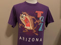 Vintage 90s Warner Bros Tasmanian Devil Looney Tunes TAZ Arizona Tshirt L Graphic Tee – Warm & Stylish · Great Gift For Fans