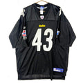 Pittsburgh Steelers Superbowl Jersey 2XL Reebok Troy Polamalu Black Nfl Jersey – Bold Style · Great Gift For Fans