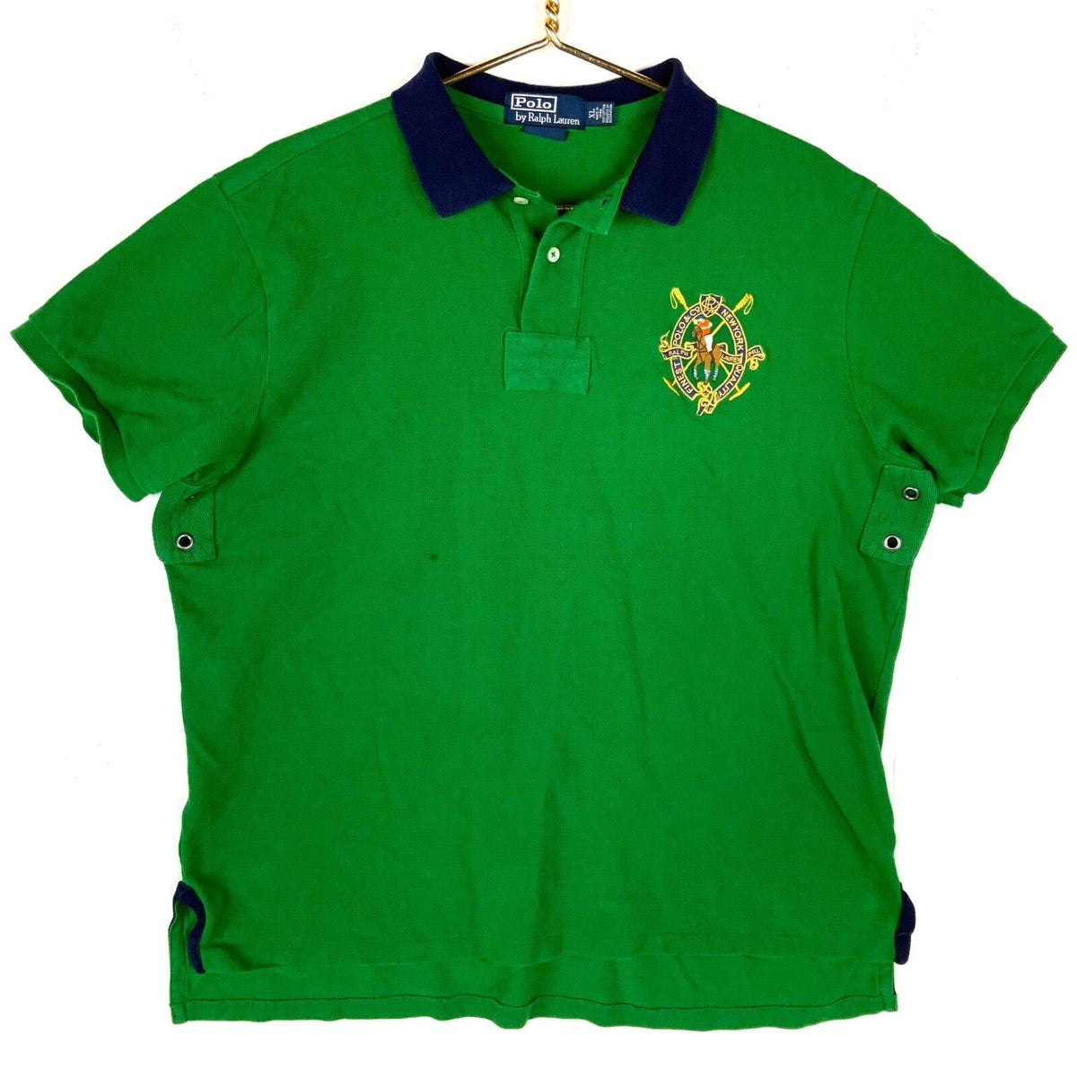 Vintage Polo By Ralph Lauren Polo Collar Shirt Size XL Green Ny Quality Graphic Tee – Bold Style · High-Quality Print