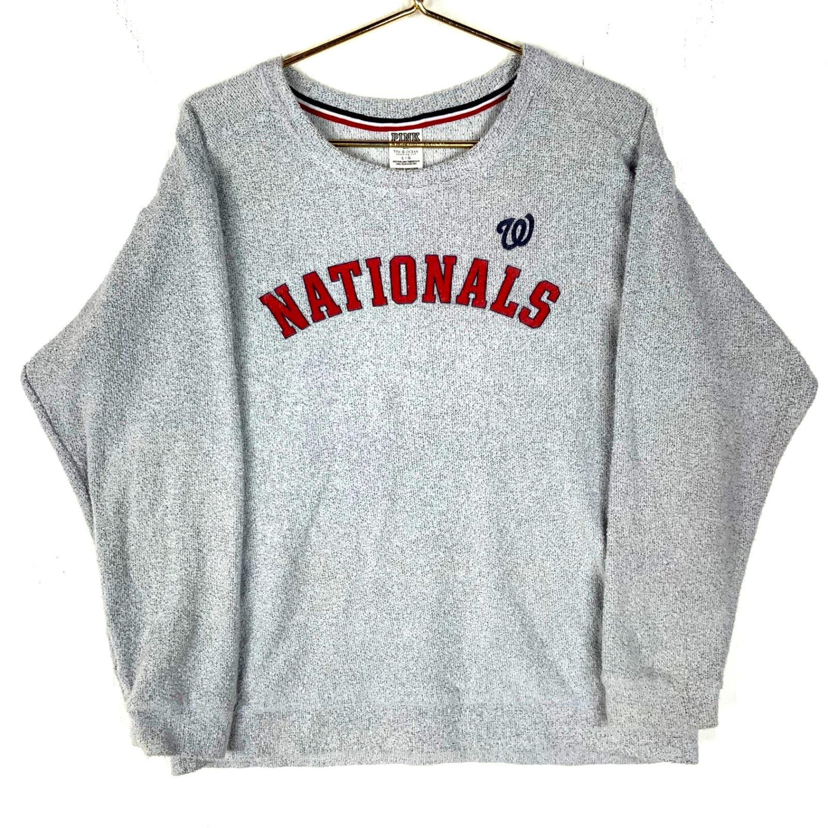 Victoria39s Secret Pink Washington Nationals Women39s Sweatshirt Large 2016 Mlb Sweatshirt – Warm & Stylish · Trending Graphic Apparel