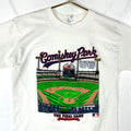 Vintage Chicago White Sox Tshirt Large White Mlb 1990 Comiskey Park Final Game Graphic Tee – Bold Style · Great Gift For Fans