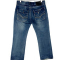 Vintage Y2K Mma Elite Denim Jean 34x32 Blue Medium Wash Bootcut Graphic Tee – Feel-Good Design · Top Pick For Any Outfit