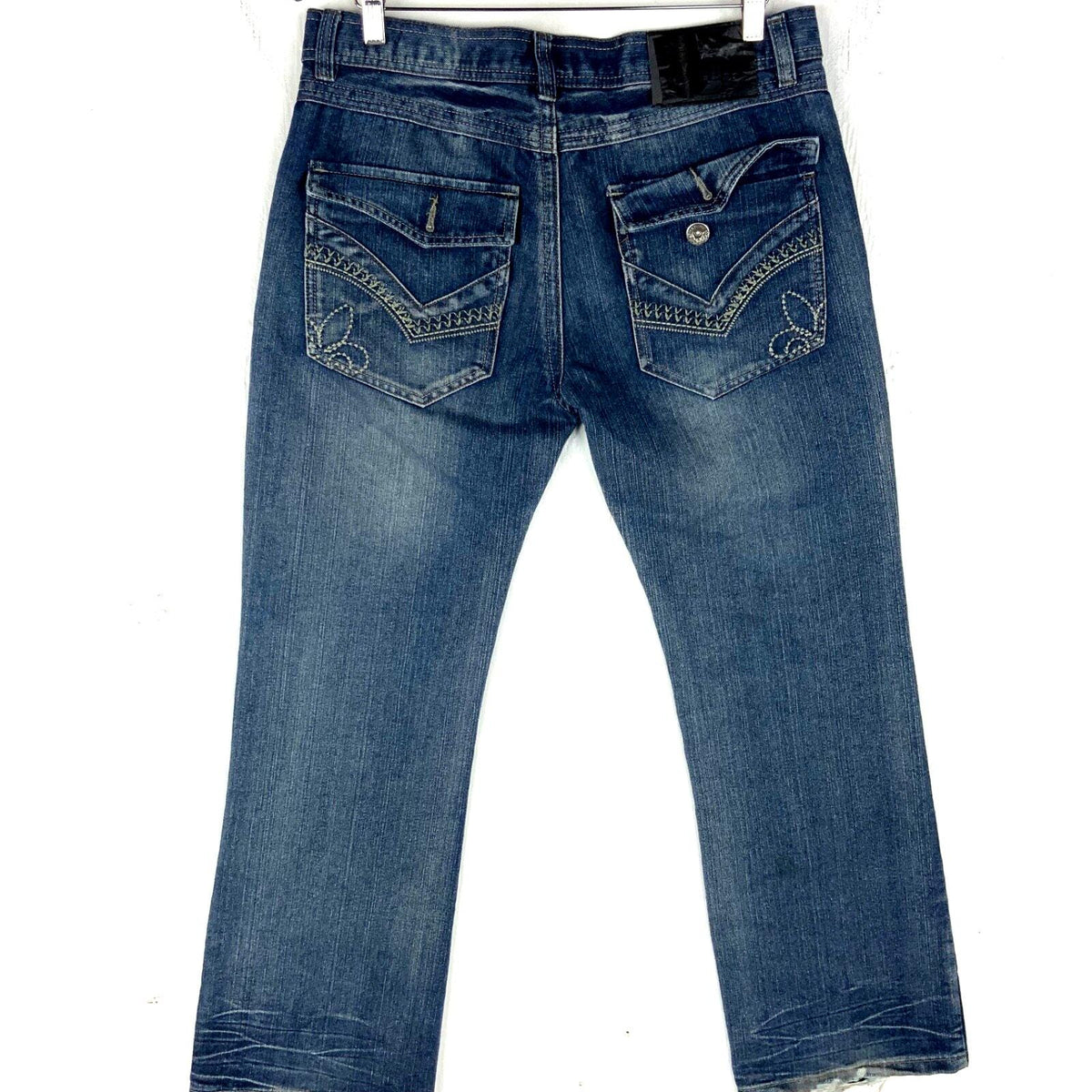 Vintage Y2K Mma Elite Denim Jean 34x32 Blue Medium Wash Bootcut Graphic Tee – Feel-Good Design · Top Pick For Any Outfit
