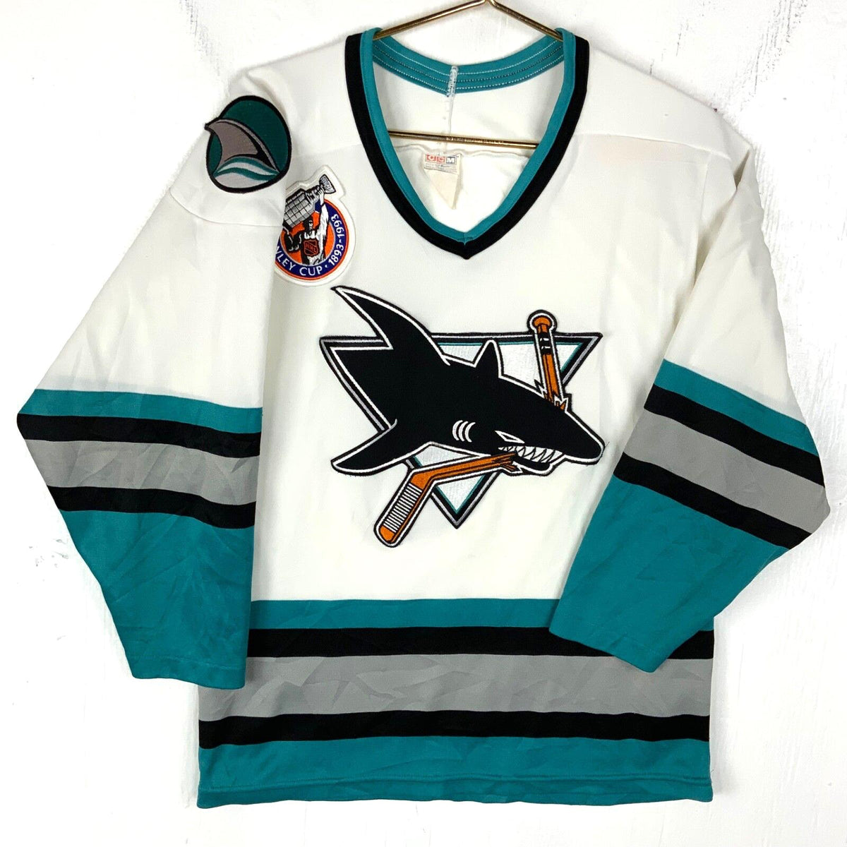 Vintage San Jose Sharks Ccm Jersey Small White Made In Canada Nhl 9039s Jersey – Feel-Good Design · Must-Have Style