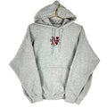 Vintage Nike Sweatshirt Hoodie Large Gray Made In Usa Center Swoosh 90s Hoodie – Aesthetic Look · Trending Graphic Apparel