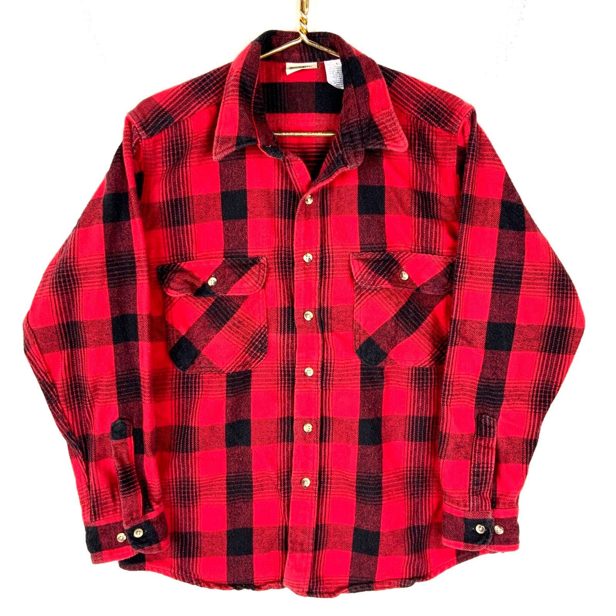 Vintage Five Brothers Flannel Long Sleeve Shirt Large Red Button Up Graphic Tee – Easygoing Wear · Top Pick For Any Outfit