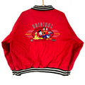 Vintage Mickey Mouse Disney Bomber Jacket XL Red Full Zip 90s Graphic Tee – Soft Feel · Great Gift For Fans