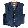 Vintage The Australian Outback Denim Jean Vest Large Black Plaid Lined 90s Graphic Tee – Fan Favorite · High-Quality Print