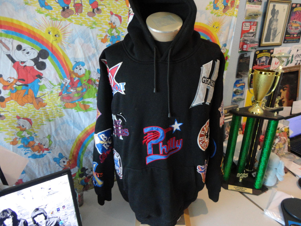 Vintage Negro League Baseball all over teams patches Hoodie Sweatshirt 2XL Hoodie – Aesthetic Look · Trending Graphic Apparel