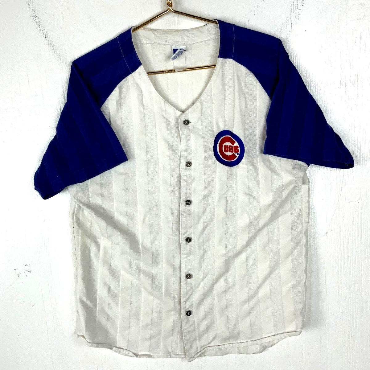 Vintage Chicago Cubs Russell Athletic Baseball Tshirt Jersey Medium White Mlb Jersey – Bold Style · Great Gift For Fans