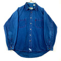 Vintage Levis Denim Shirt Size Large Blue Long Sleeve Button Up Graphic Tee – Soft Feel · Must-Have Style