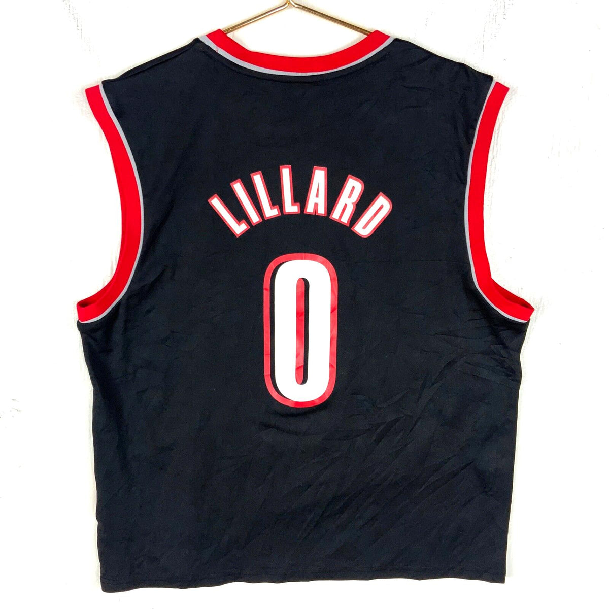 Portland Trail Blazers Jersey Large Adidas Damian Lillard Black Nba Jersey – Everyday Comfort · Trending Graphic Apparel