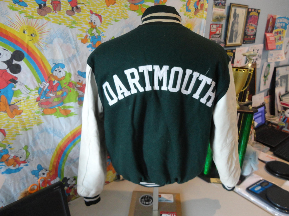Vintage Dartmouth Big Green Varsity Leather Sleeves Jacket Size L Graphic Tee – Bold Style · Must-Have Style