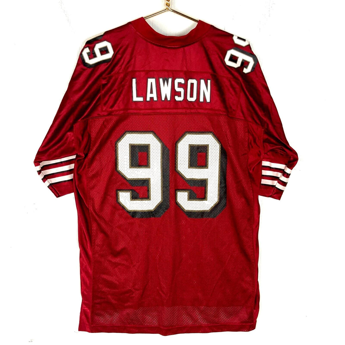 Vintage San Francisco 49ers Jersey Large Reebok Manny Lawson Red Nfl Jersey – Fan Favorite · Top Pick For Any Outfit