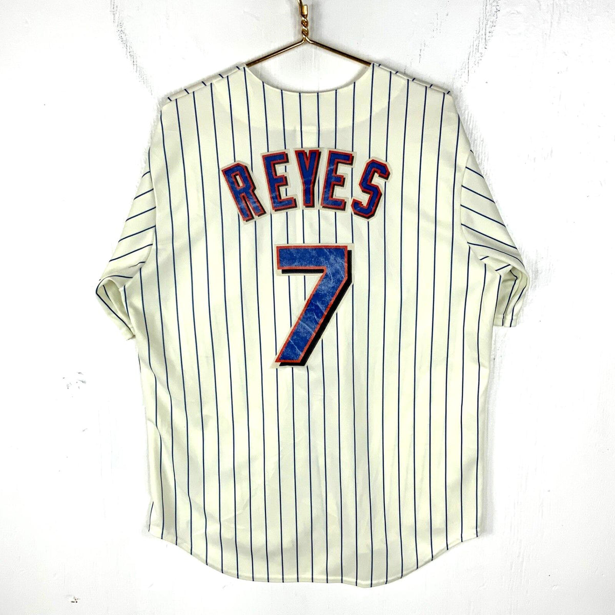 Vintage New York Mets Jersey Large Majestic Jose Reyes White Mlb Jersey – Premium Graphic · High-Quality Print