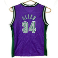 Vintage Milwaukee Bucks Jersey Youth Medium Champion Ray Allen Purple Nba Jersey – Cozy Vibes · Perfect For Daily Wear