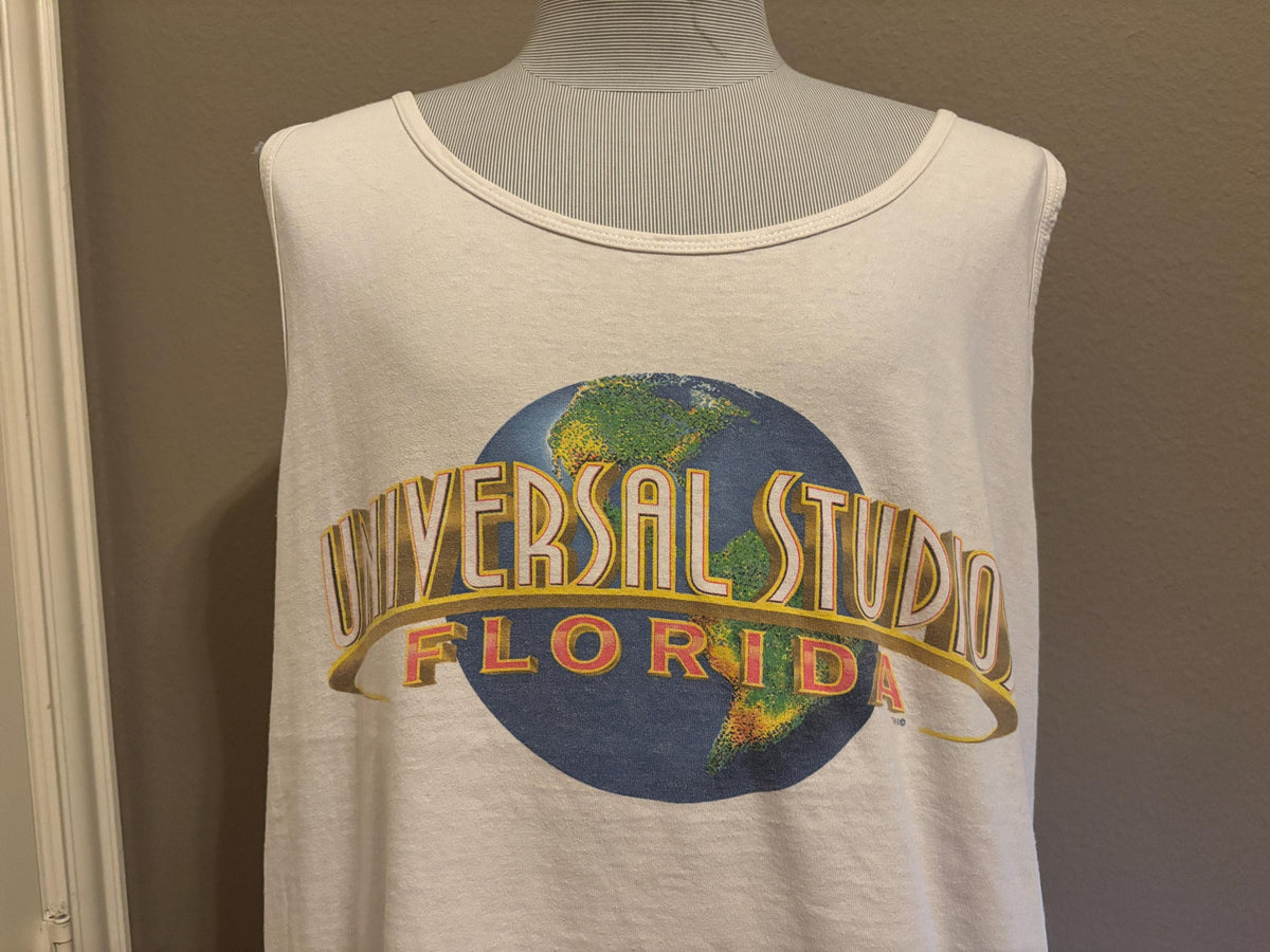 Vintage 9039s Universal Studios Theme Park Florida Tank Top XXL Tank Top – Cozy Vibes · Great Gift For Fans