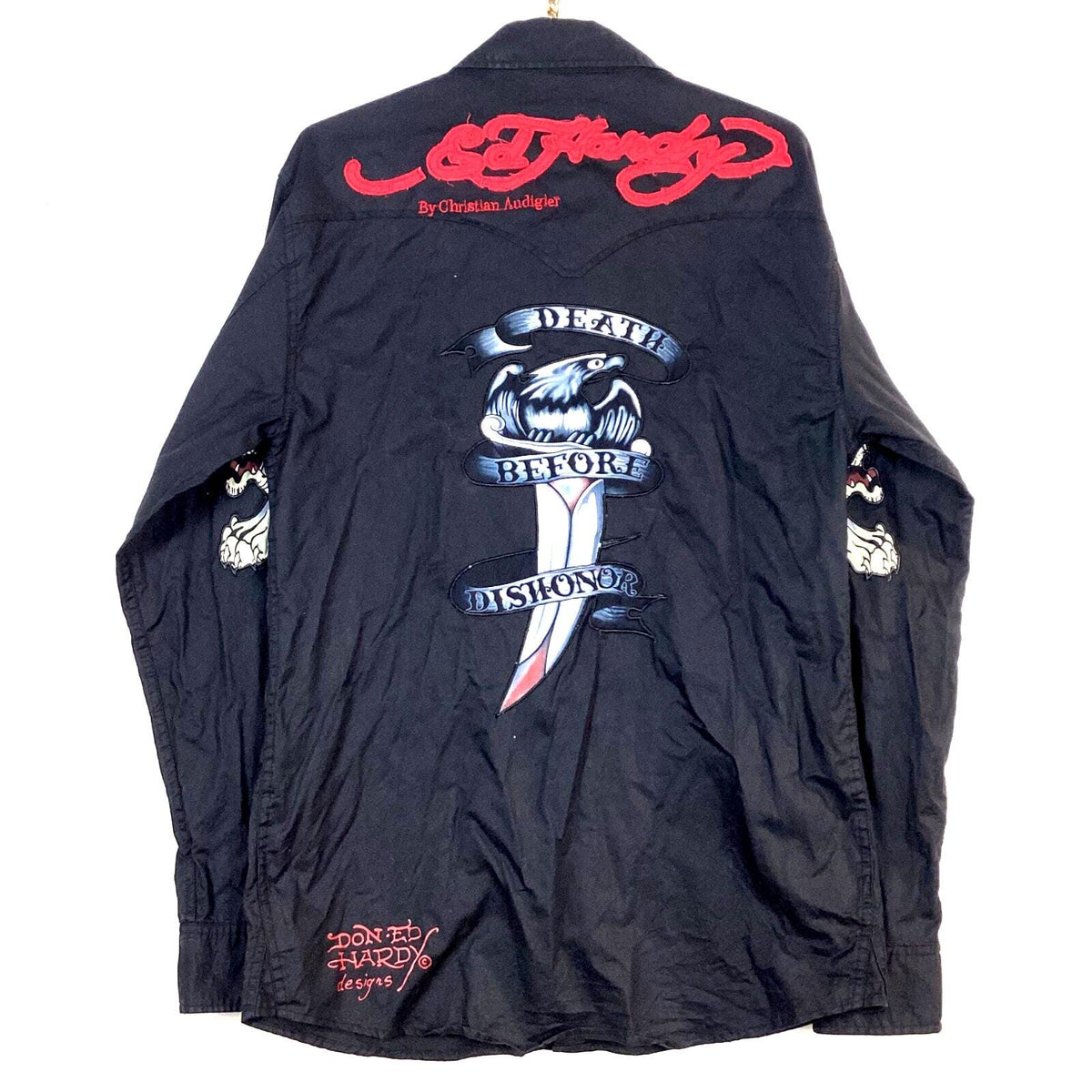 Vintage Y2k Ed Hardy Long Sleeve Shirt Size Large Black Long Sleeve Graphic Tee – Cozy Vibes · Trending Graphic Apparel