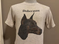 Vintage 200039s Doberman Portrait Strong Dog Tshirt M Graphic Tee – Bold Style · Top Pick For Any Outfit