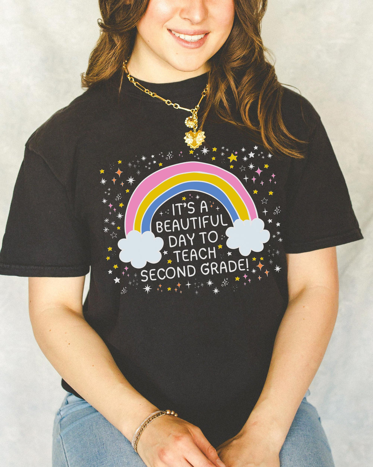 Second Grade Teacher Tee Shirt Second Grade Crew Cute Early Childhood Education Major Gift for New Teaching Job Matching 2nd Grade Squad Graphic Tee – Everyday Comfort · Trending Graphic Apparel