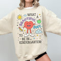 Colorful Kindergarten Teacher Sweatshirt with Stars Funny Saying Kindergarten Crew First Day of School Back to School Meet the Teacher Sweatshirt – Feel-Good Design · Perfect For Daily Wear