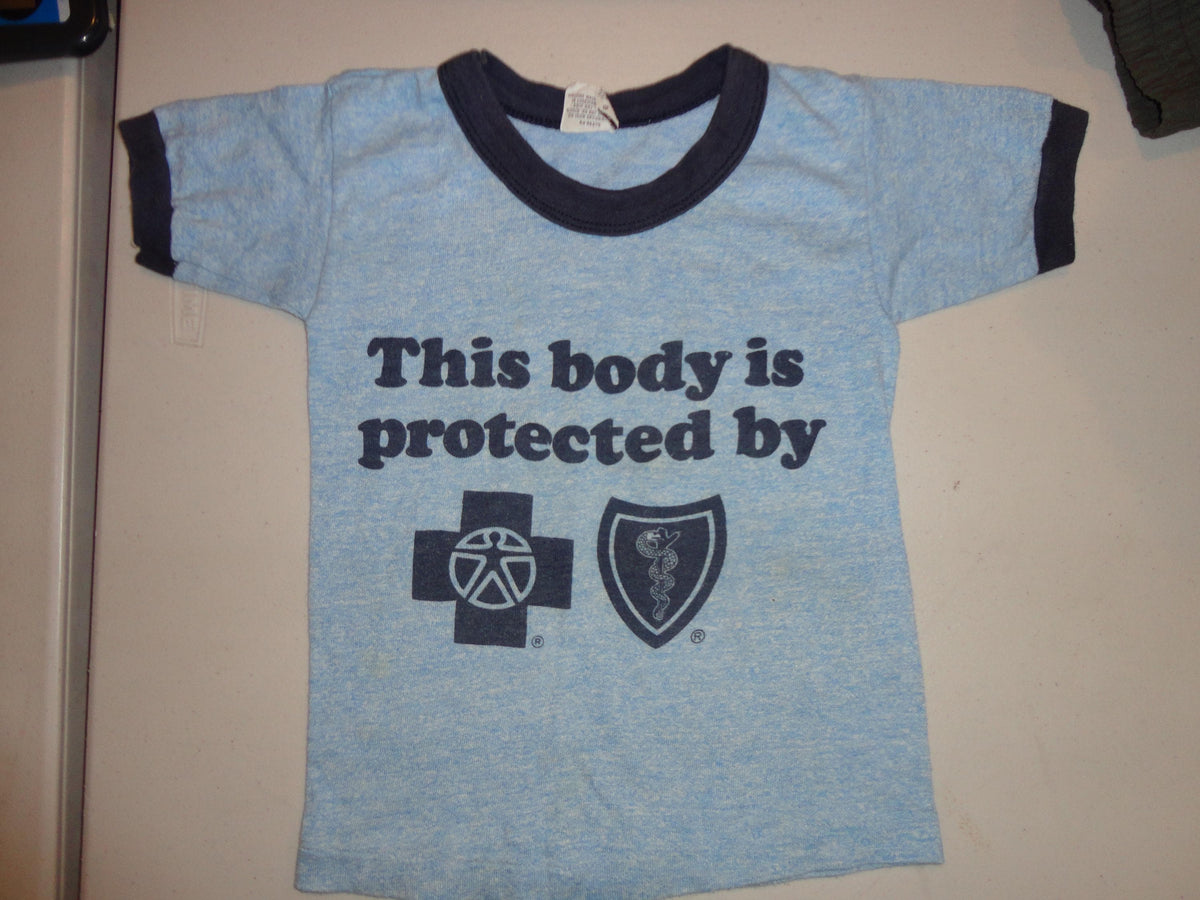 Vintage 8039s 5050 This body is protected medical insurance Toddler Ringer T Shirt S Graphic Tee – Fan Favorite · Must-Have Style