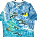 Vintage Dolphins Liquid Blue TShirt Large 1999 Wildlife All Over Print Graphic Tee – Easygoing Wear · Must-Have Style