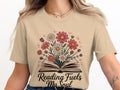 Reading Fuels My Soul TShirt Book Lover Shirt Floral Book Tee Bookish T Shirt Reader Gift Bookworm Gift Gifts For Readers Graphic Tee – Feel-Good Design · Top Pick For Any Outfit