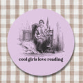 Book Lover Gift Idea for Daughter Who Loves Books Cool Girls Love Reading Funny Saying Bookish Sticker Vintage Aesthetic Romance Reader Graphic Tee – Soft Feel · Must-Have Style